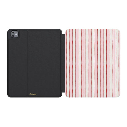 Pretty in Pastel | Blush Stripes iPad Case