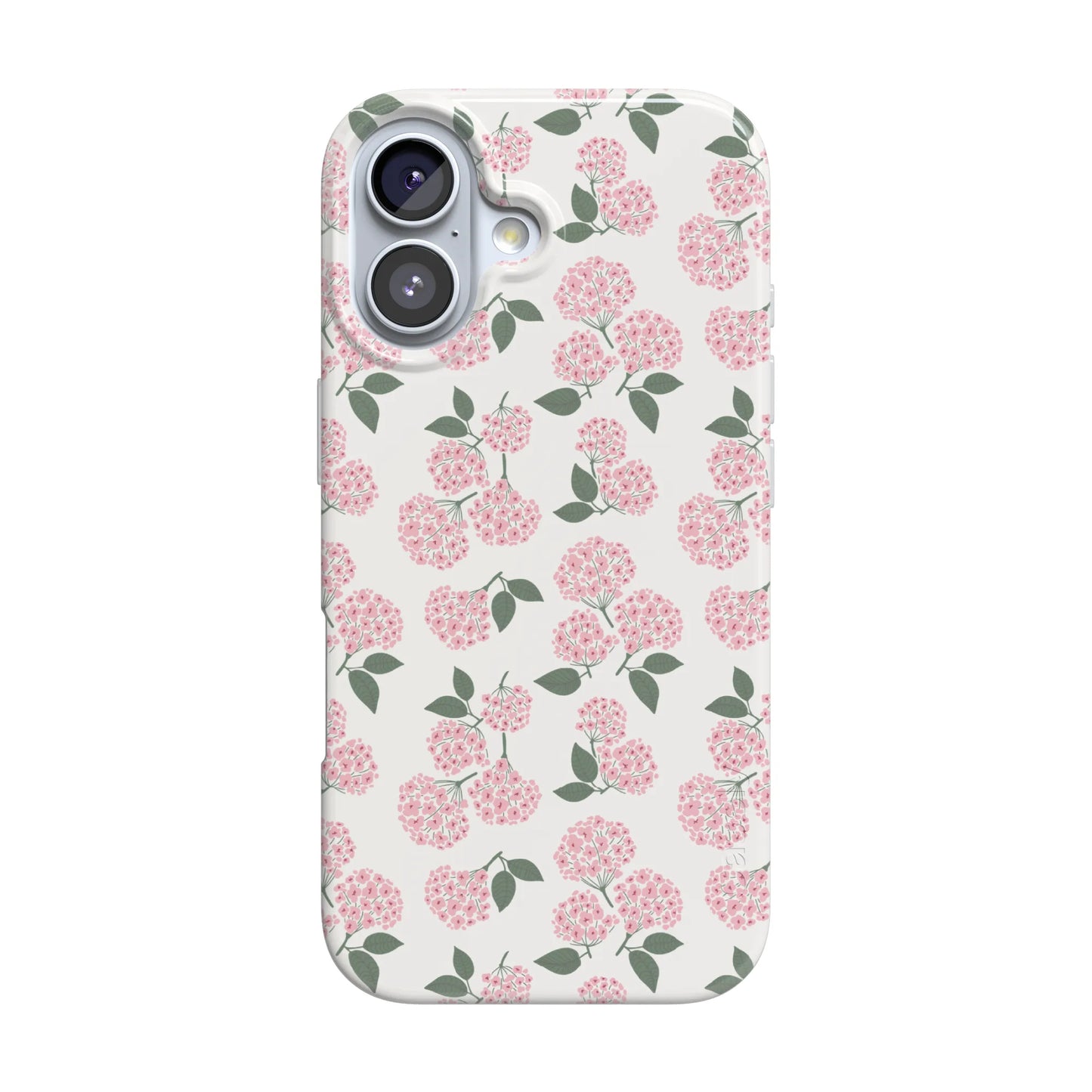 Nantucket Cottage | Pink Hydrangea Case - iPhone 16