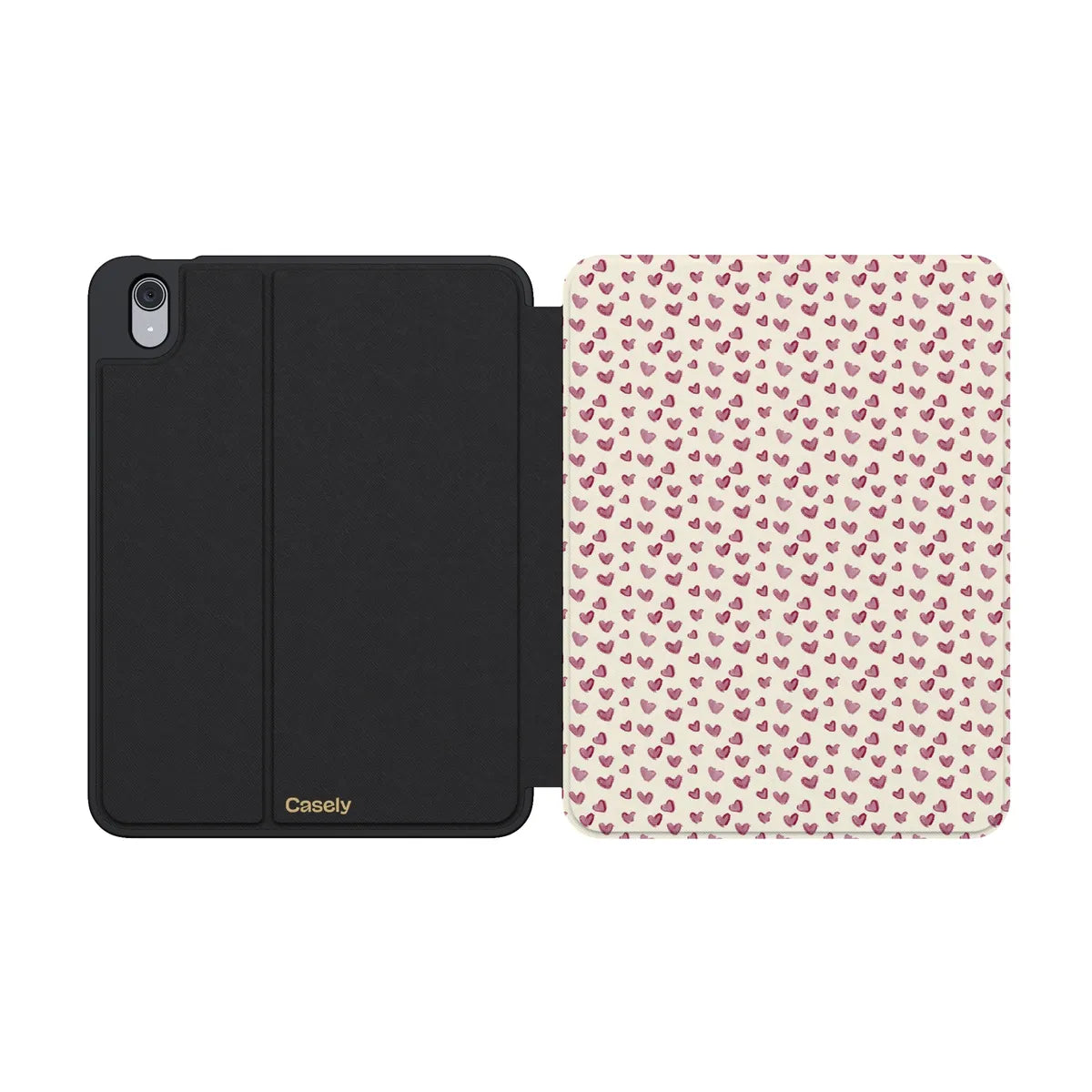 Lovebug | Mauve Hearts iPad Case