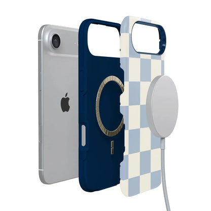 Fit Check | Light Blue Checkerboard Case
