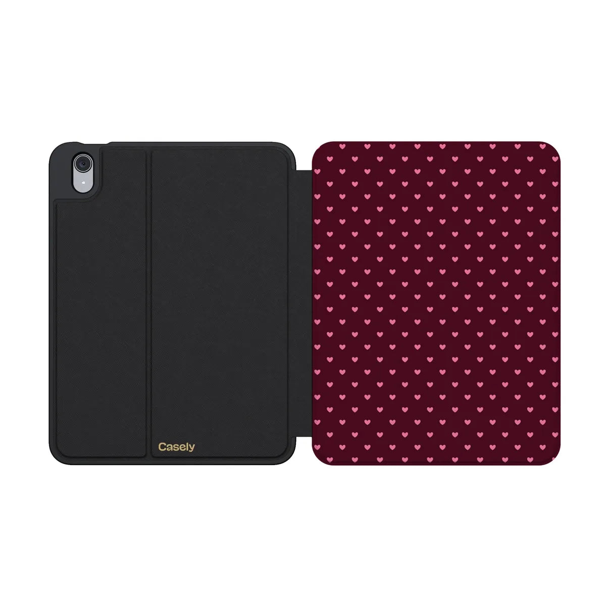 Heart Noir | Tiny Hearts iPad Case