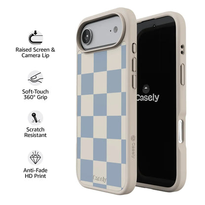 Fit Check | Light Blue Checkerboard Case