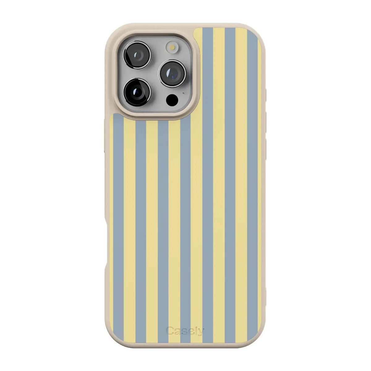 Coastline Stripes | Blue & Yellow Case - iPhone 16 Pro