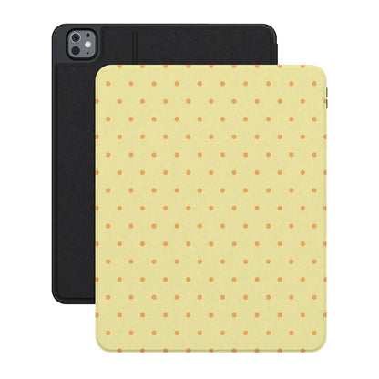 On the Dot | Yellow Polka Dot iPad Case