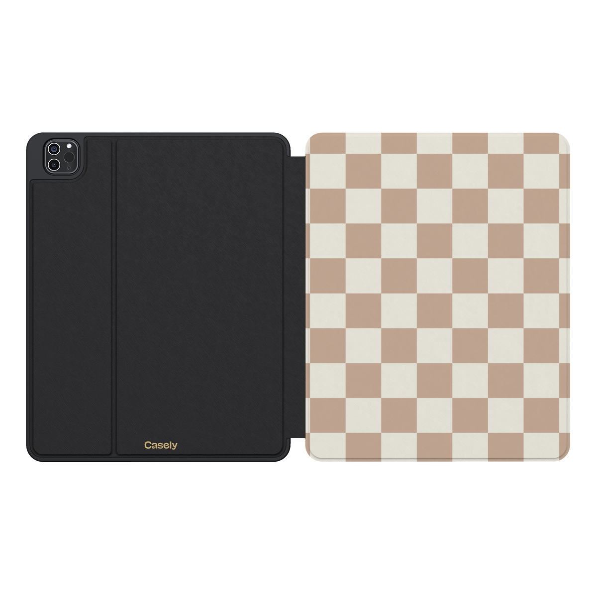Fit Check | Neutral Checkerboard iPad Case