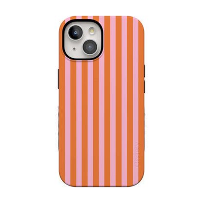 Perfect Stripes | Orange & Pink Stripes Case - iPhone 13
