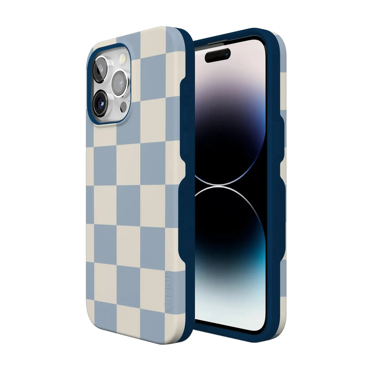 Fit Check | Light Blue Checkerboard Case