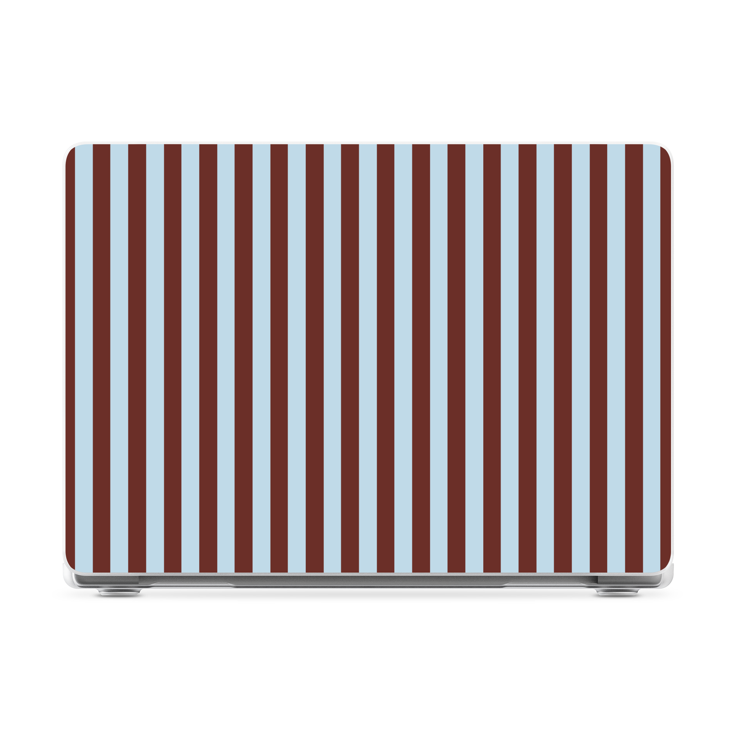 Sunday in Brooklyn | Blue Stripes Laptop Shell