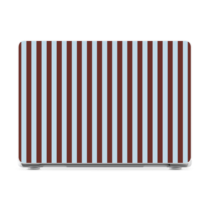 Sunday in Brooklyn | Blue Stripes Laptop Shell