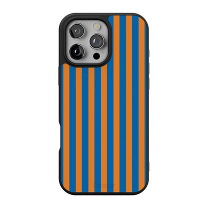 Go New York | Blue & Orange Stripes Case - iPhone 16 Pro