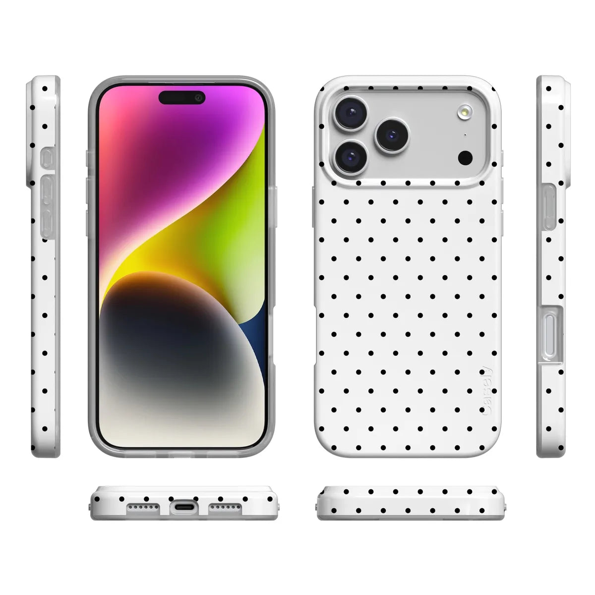 On the Dot | Black Polka Dot Case