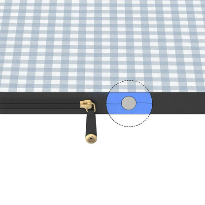 Pastel Picnic | Blue Gingham Laptop Case