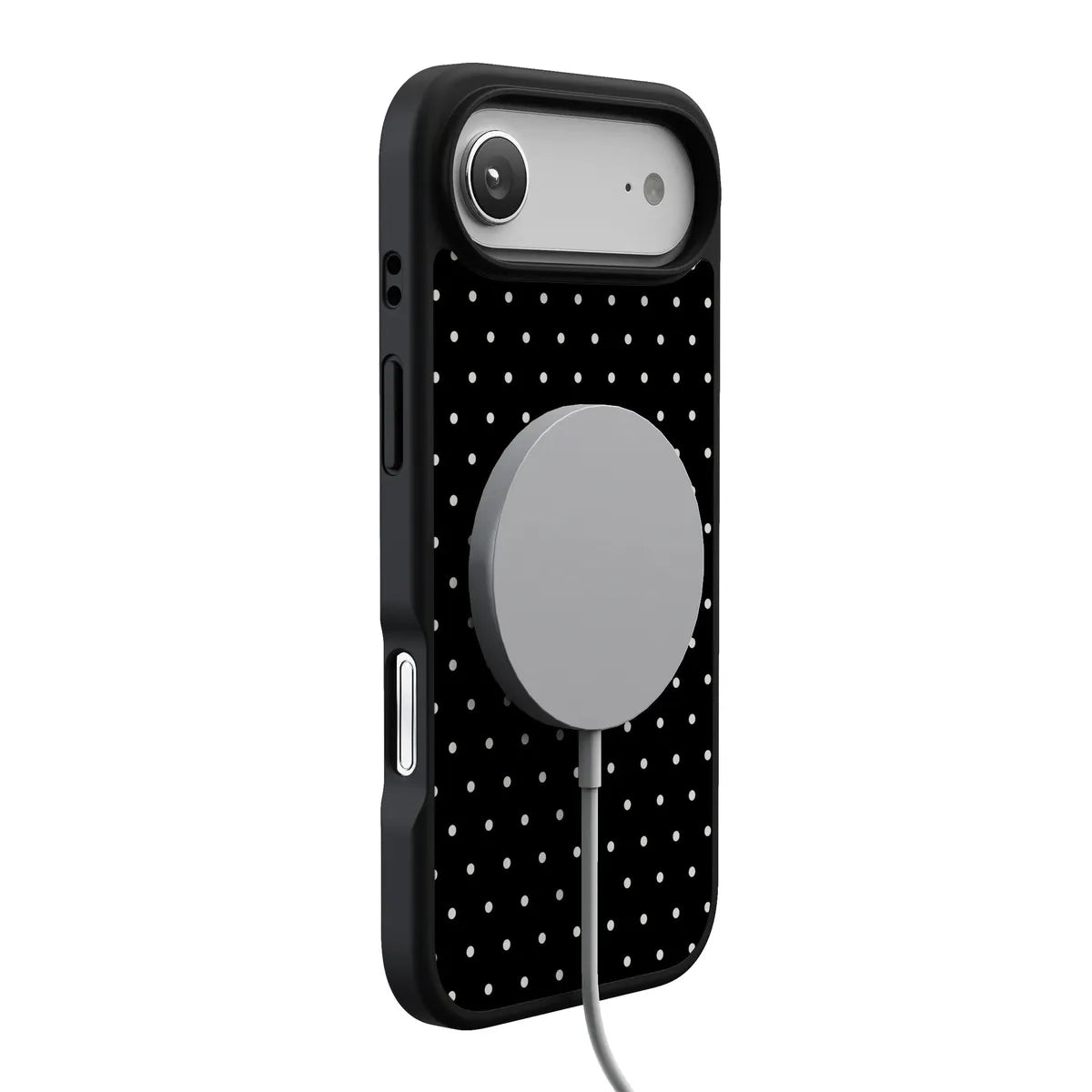 On the Dot | White Polka Dot Case