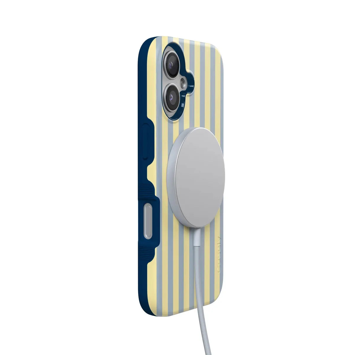 Coastline Stripes | Blue & Yellow Case