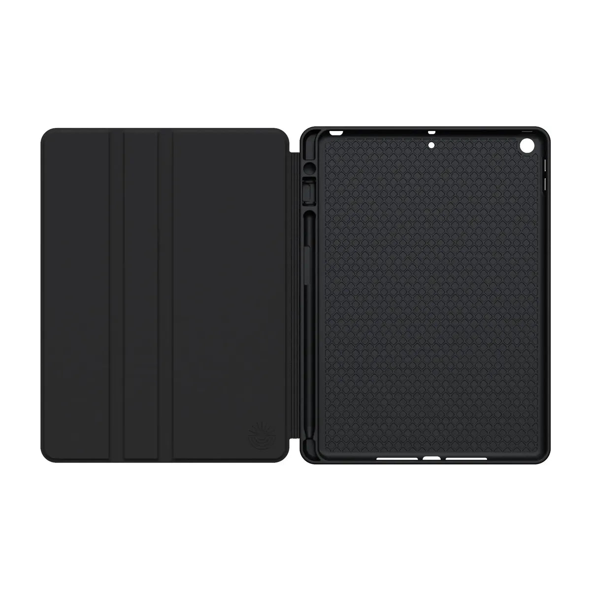On the Dot | Black Polka Dot iPad Case