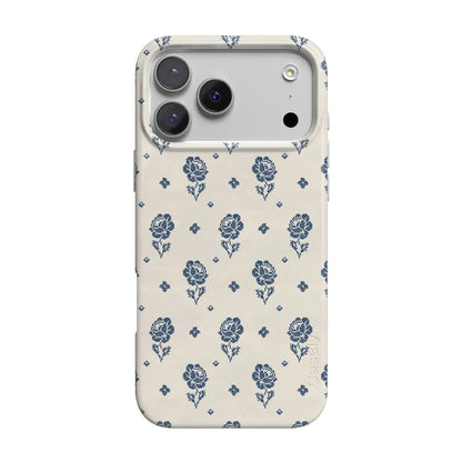 Seaside Stitch | Vintage Roses Case - iPhone 17 Pro