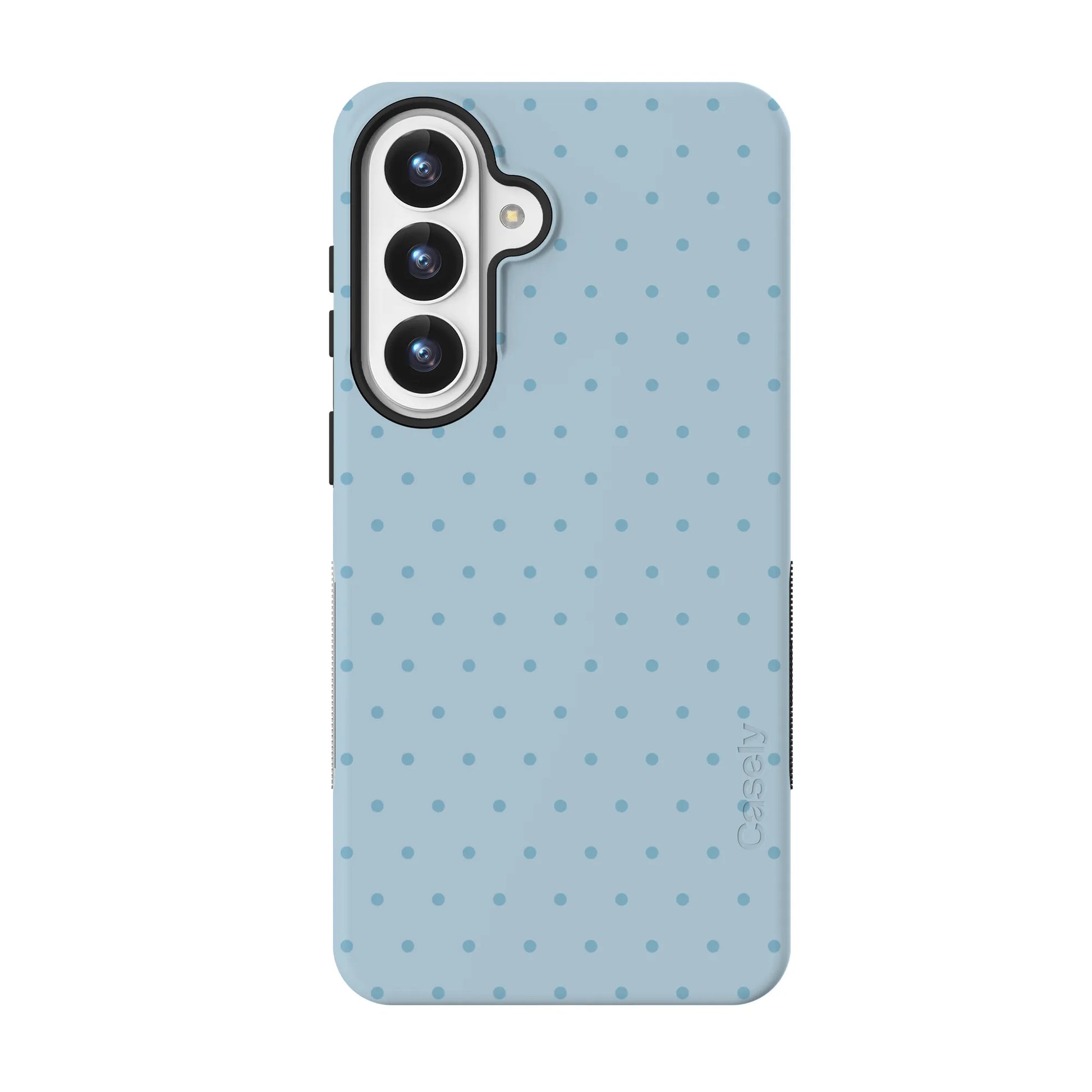 On the Dot | Blue Monochrome Polka Dot Case - Galaxy S26 Plus