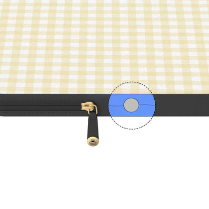 Pastel Picnic | Yellow Gingham Laptop Case