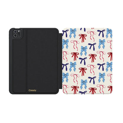 American Girlie | Red White & Blue Bows iPad Case