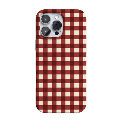 Checked Twice | Red Plaid Case