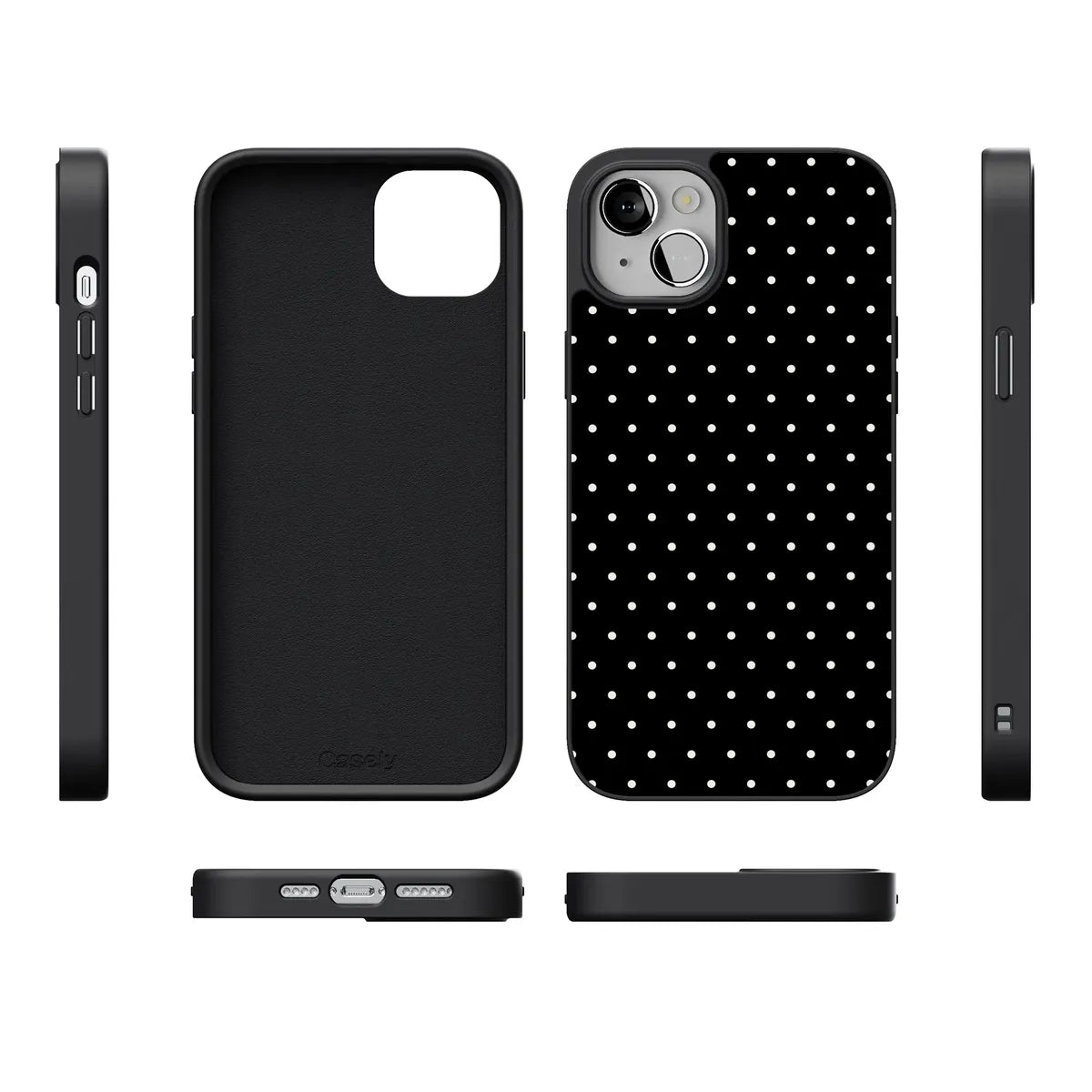 On the Dot | White Polka Dot Case