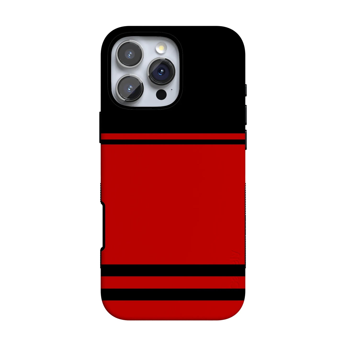 Go Canes | Black & Red Striped Case - iPhone 16 Pro