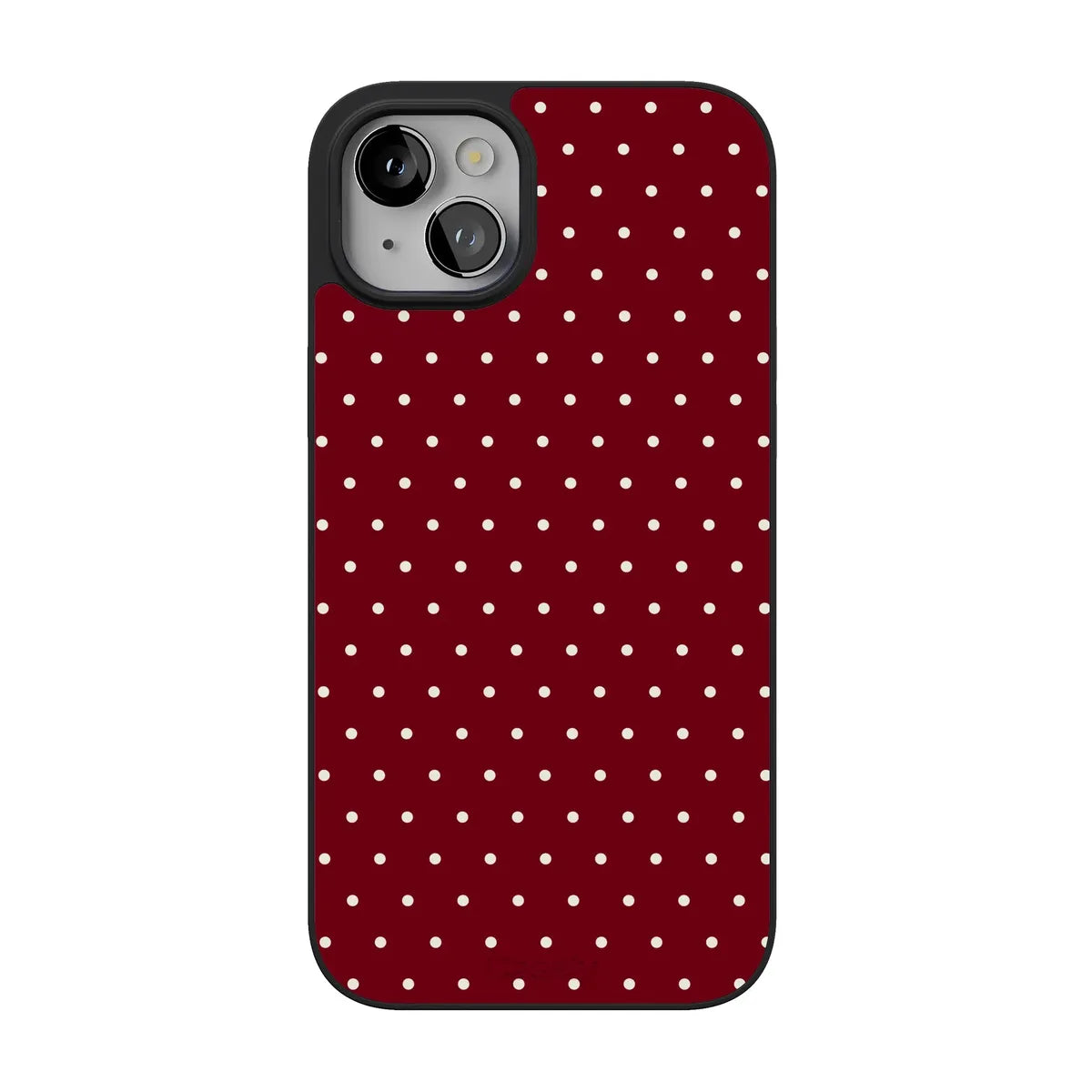 On the Dot | Maroon Polka Dot Case