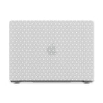 On the Dot | White Polka Dot Laptop Shell - 16" MacBook Pro