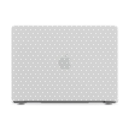 On the Dot | White Polka Dot Laptop Shell - 16" MacBook Pro