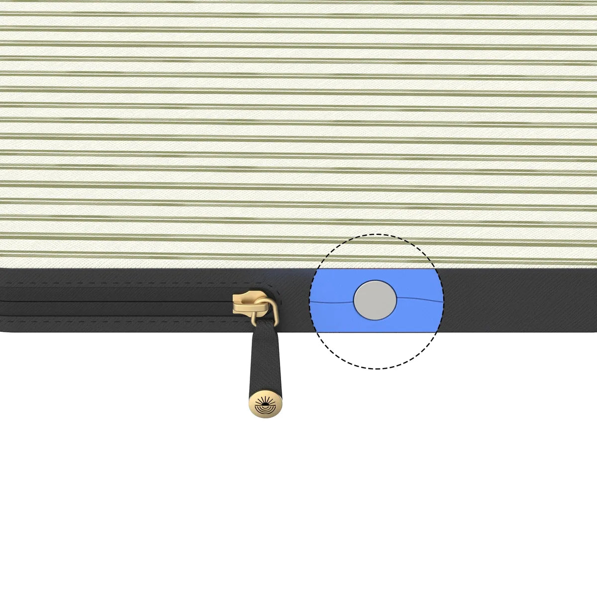 Linen Stripe | The Boyfriend Collection Laptop Case