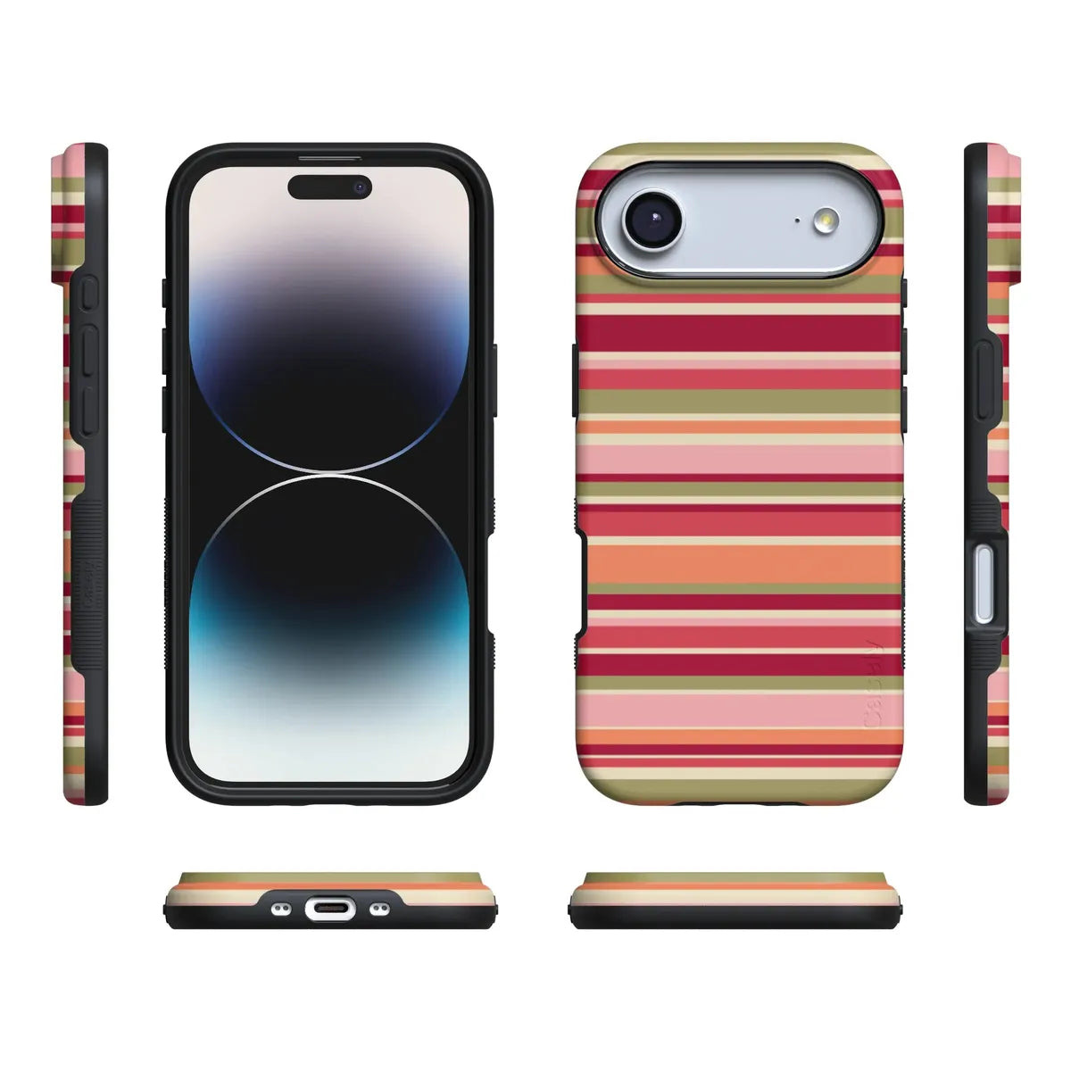 Citrus Stripes | Poolside Print Case