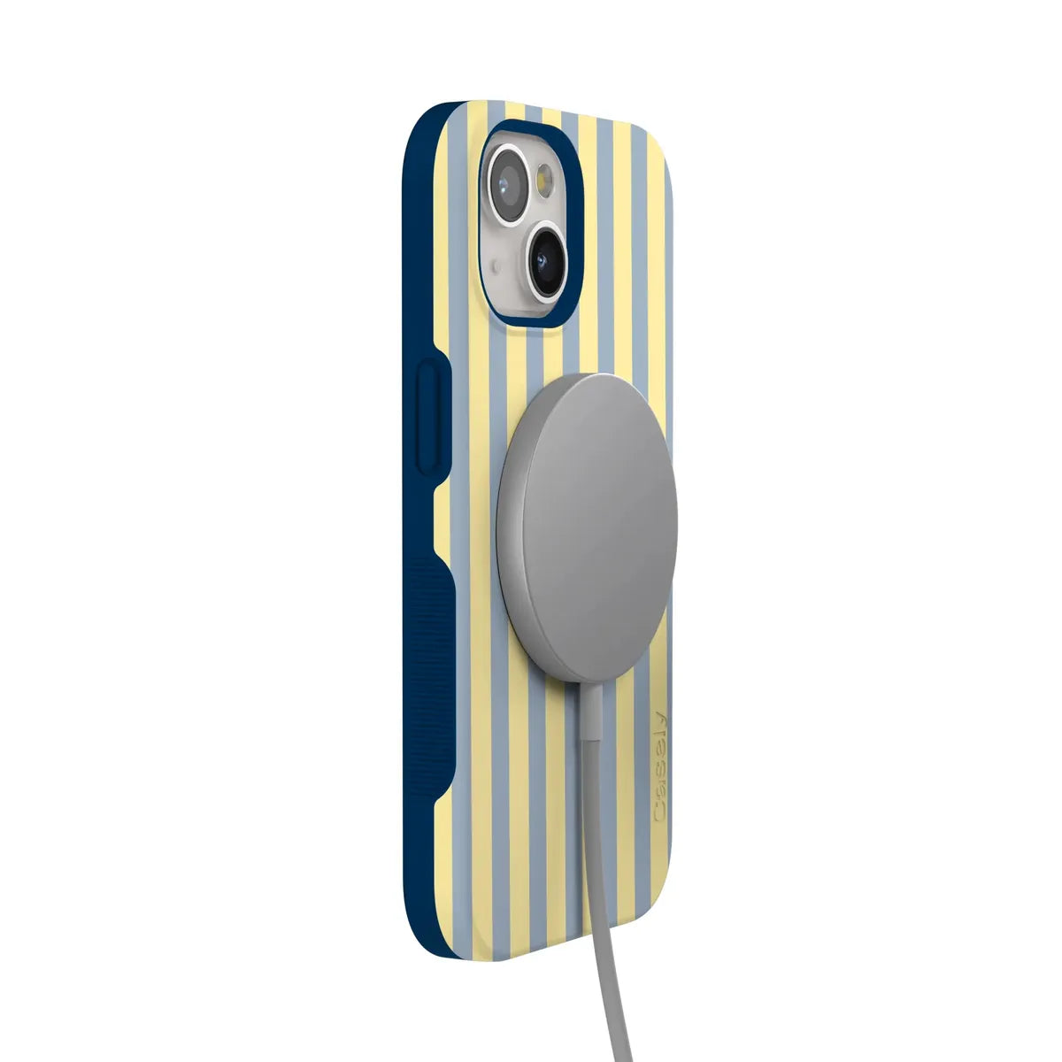 Coastline Stripes | Blue & Yellow Case