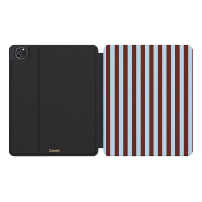 Sunday in Brooklyn | Blue Stripes iPad Case
