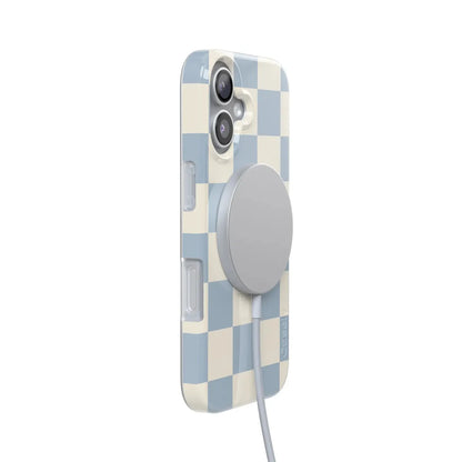 Fit Check | Light Blue Checkerboard Case