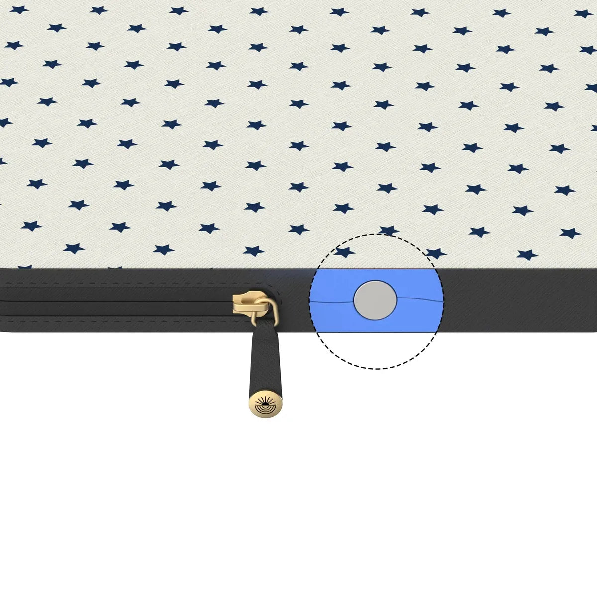 Tiny Stars | Blue & White Laptop Case