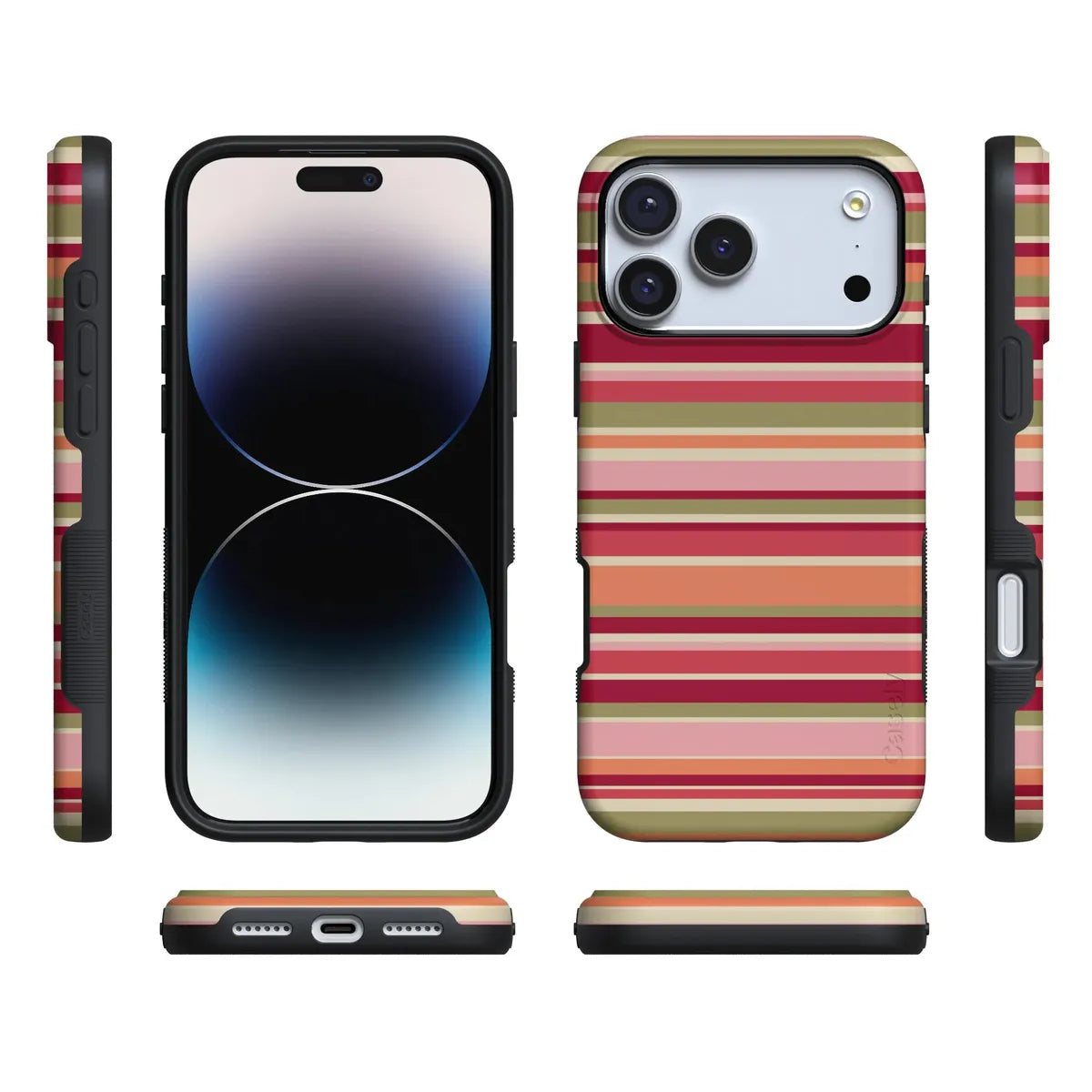 Citrus Stripes | Poolside Print Case