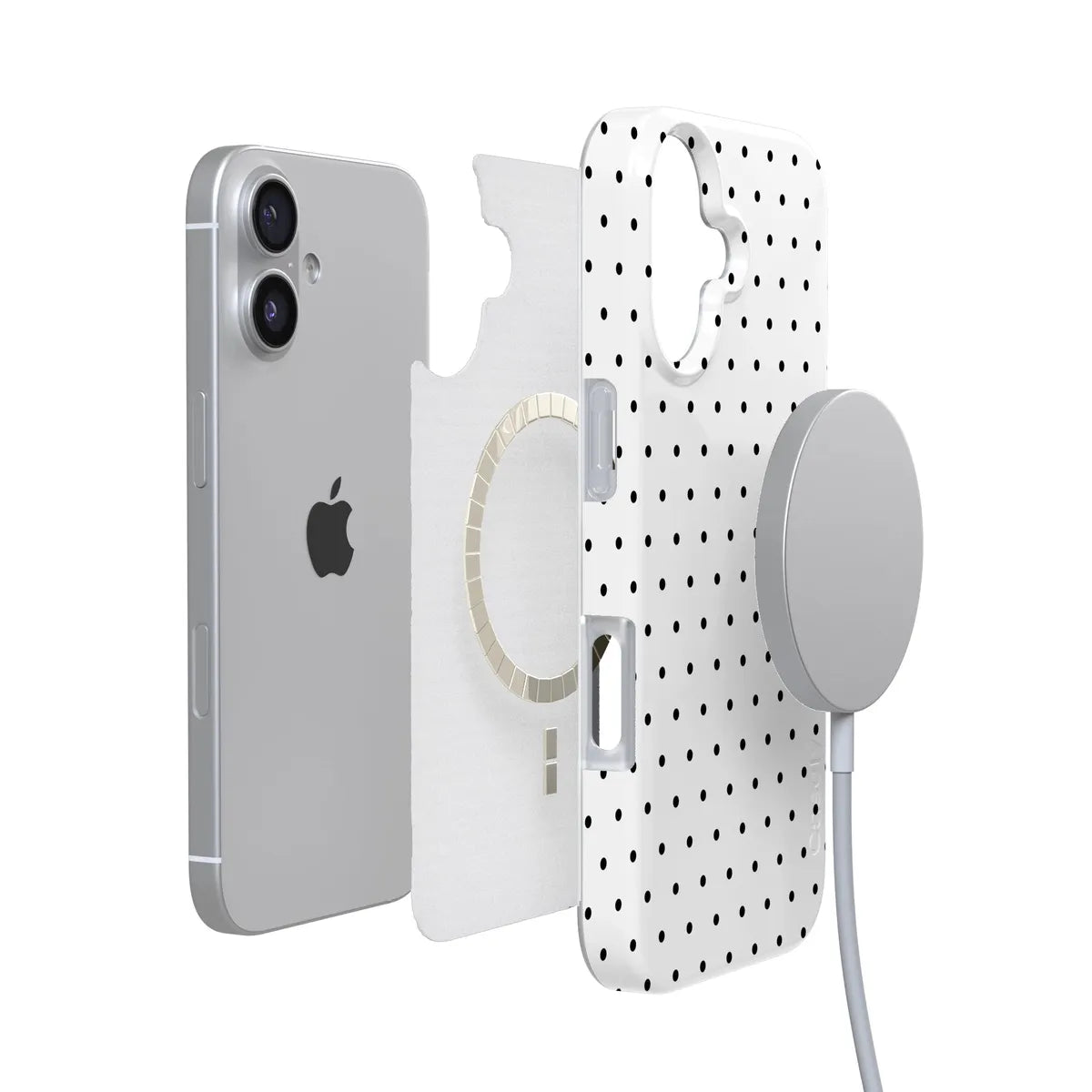 On the Dot | Black Polka Dot Case