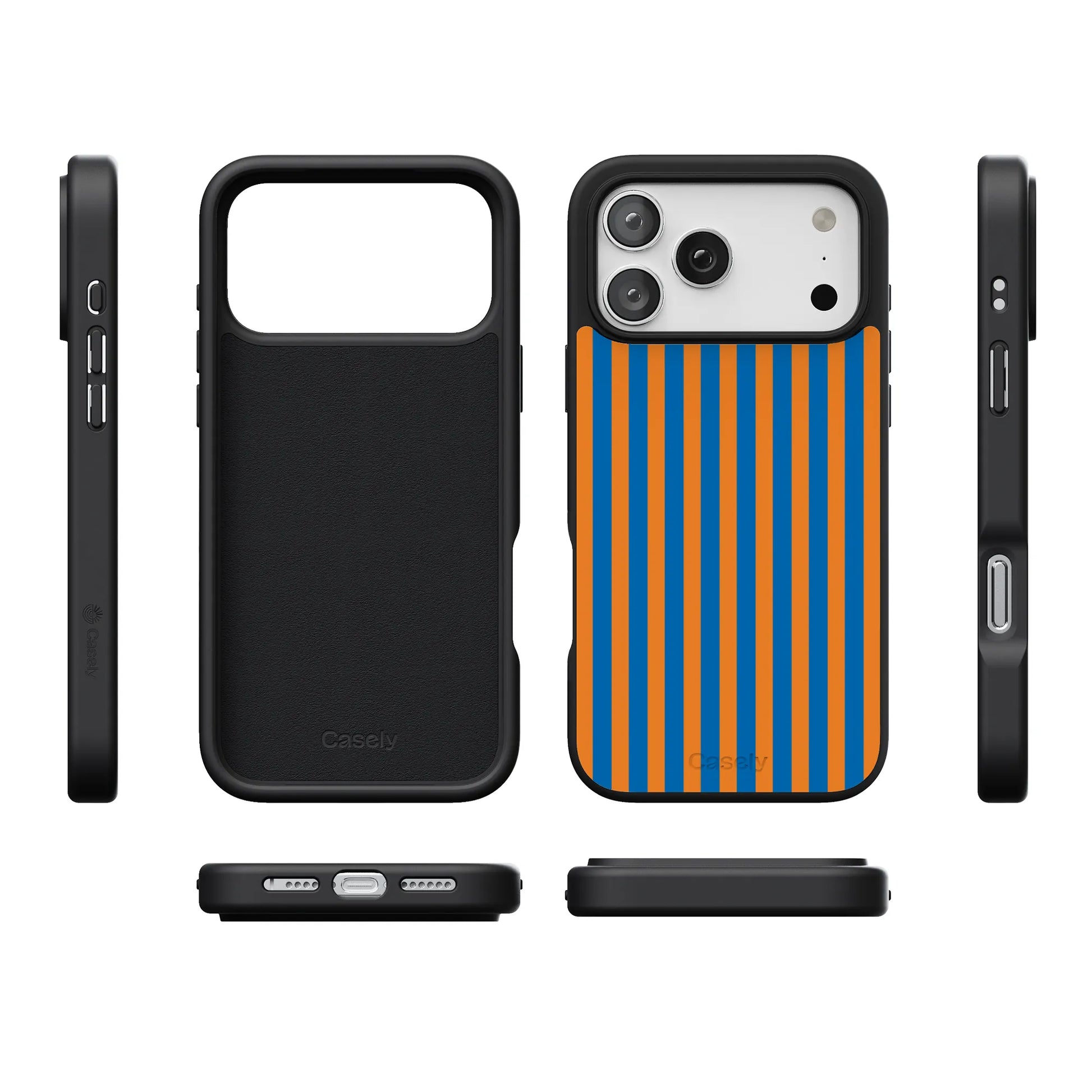 Go New York | Blue & Orange Stripes Case