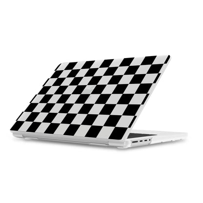 Fit Check | Black Checkerboard Laptop Shell