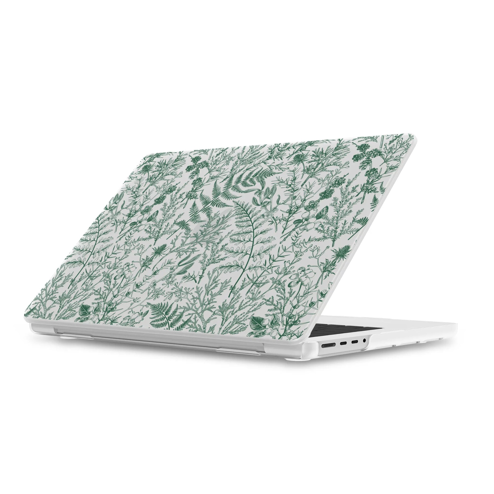 Sage Garden | Green Floral Laptop Shell