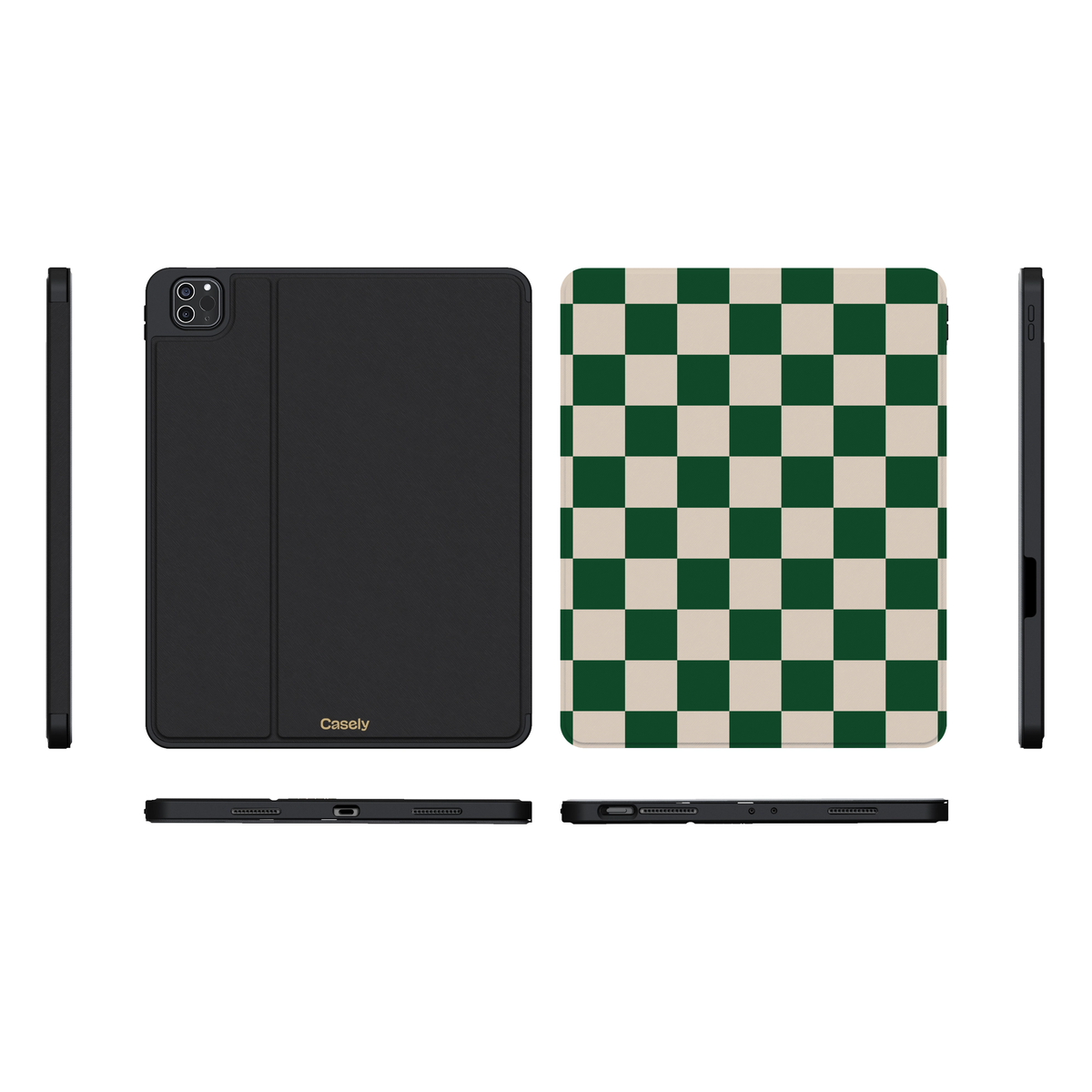 Fit Check | Green Checkerboard iPad Case