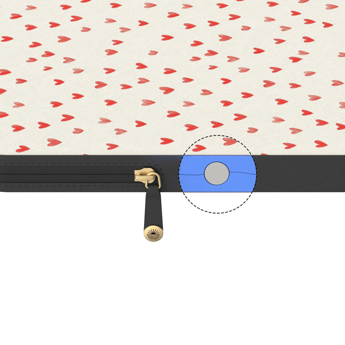 Love Letters | Doodle Hearts Laptop Case