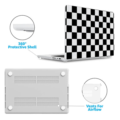 Fit Check | Black Checkerboard Laptop Shell