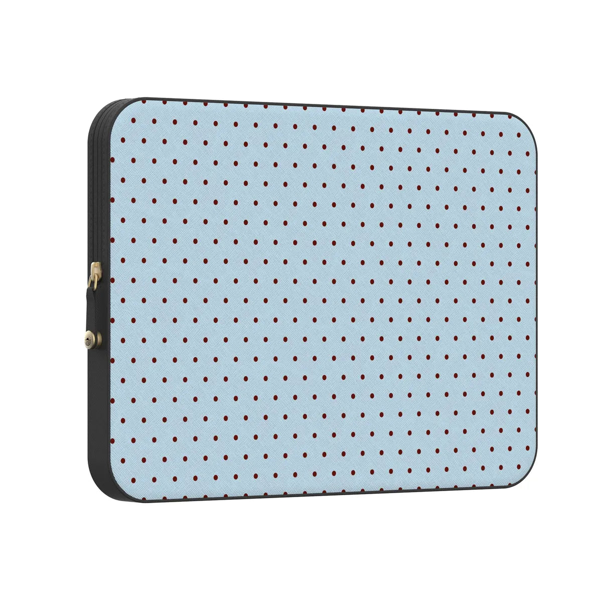 On the Dot | Blue Polka Dot Laptop Case