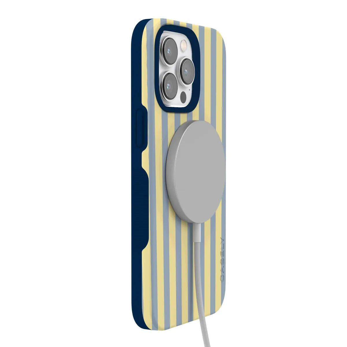 Coastline Stripes | Blue & Yellow Case