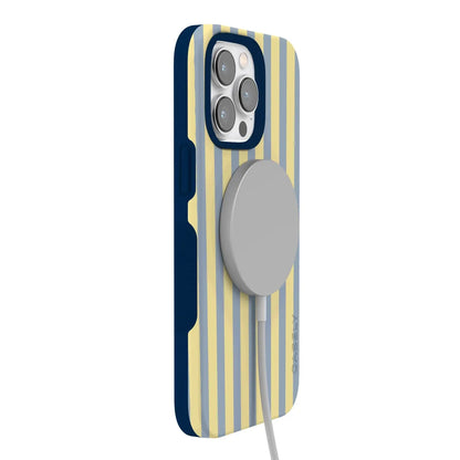 Coastline Stripes | Blue & Yellow Case