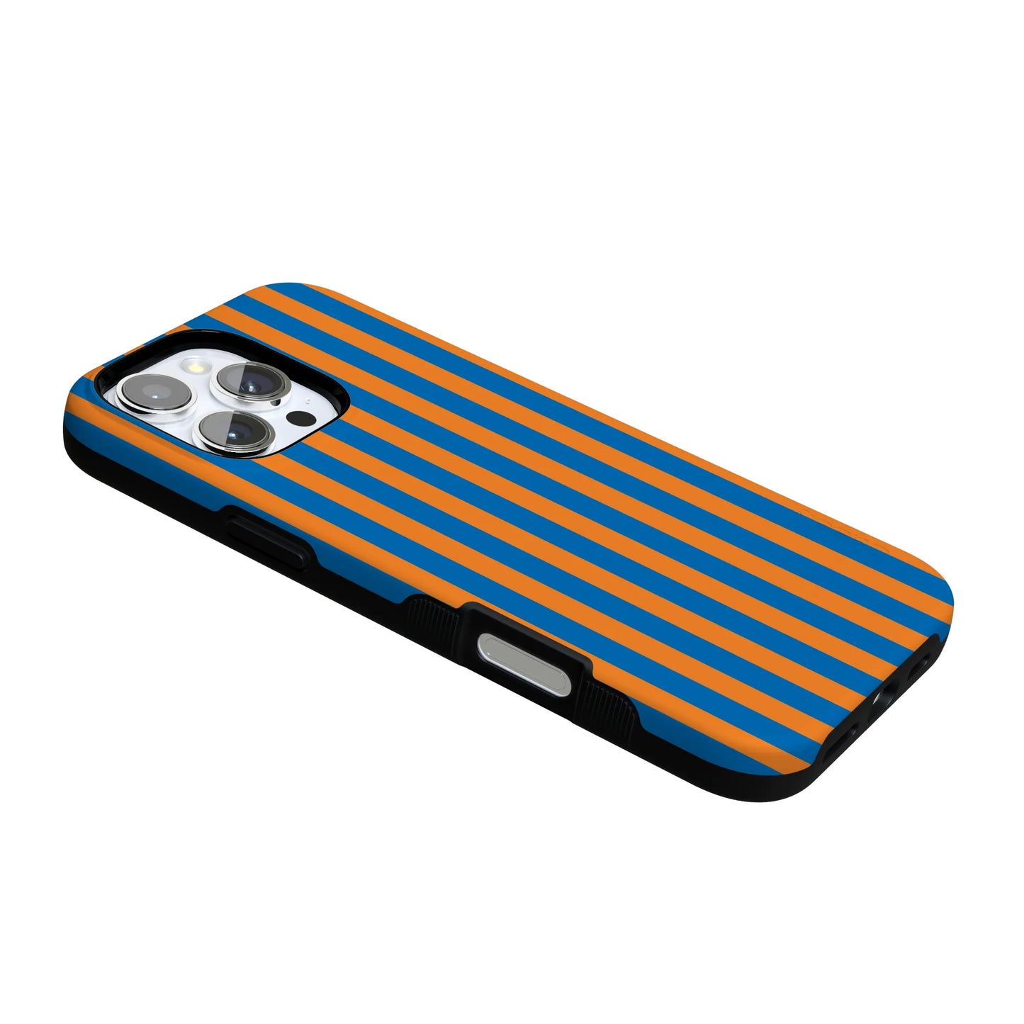 Go New York | Blue & Orange Stripes Case