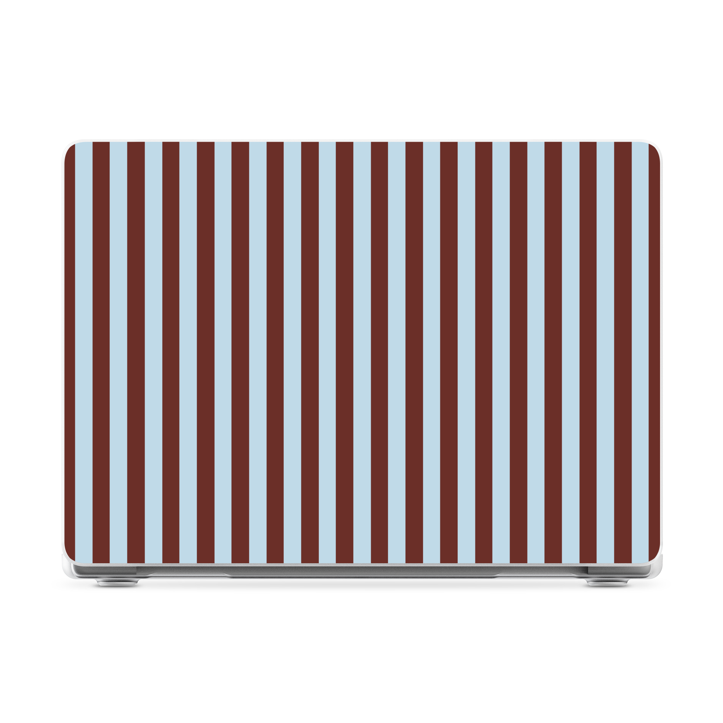 Sunday in Brooklyn | Blue Stripes Laptop Shell