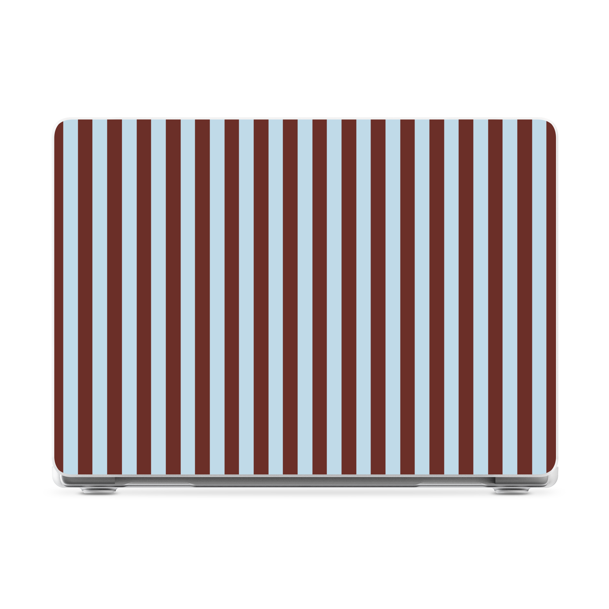 Sunday in Brooklyn | Blue Stripes Laptop Shell