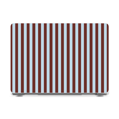 Sunday in Brooklyn | Blue Stripes Laptop Shell